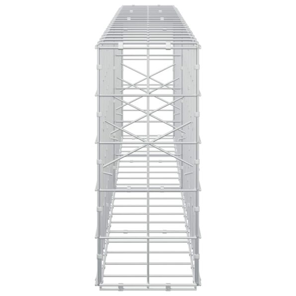 vidaXL Gabión s drôtom 5 mm a sieťou 10x10 cm 200x20x50 cm – Obrázok 4