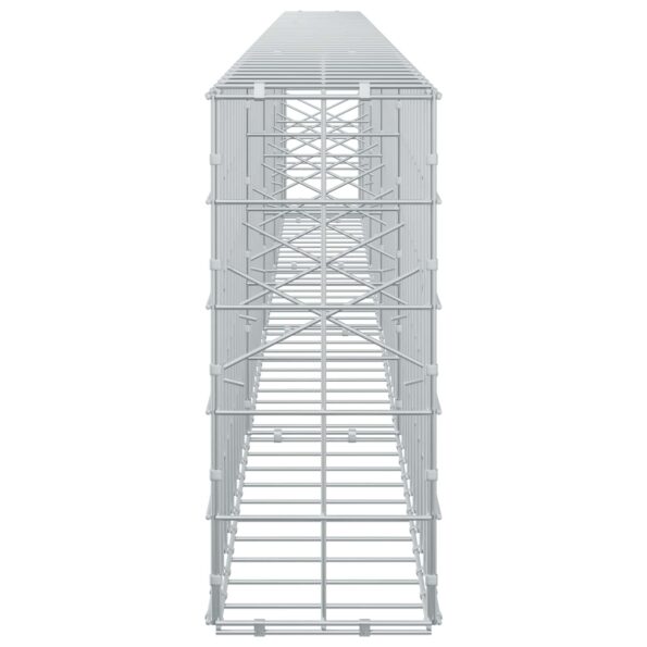 vidaXL Gabión s drôtom 5 mm a sieťou 10x10 cm 450x20x50 cm – Obrázok 4