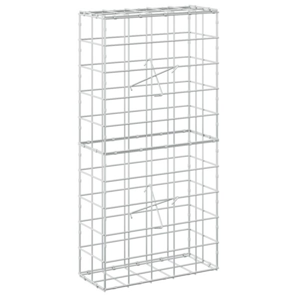 vidaXL Gabión s drôtom 5 mm a sieťou 10x10 cm 50x20x100 cm – Obrázok 2