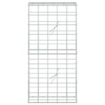 vidaXL Gabión s drôtom 5 mm a sieťou 10x10 cm 50x20x100 cm – Obrázok 3