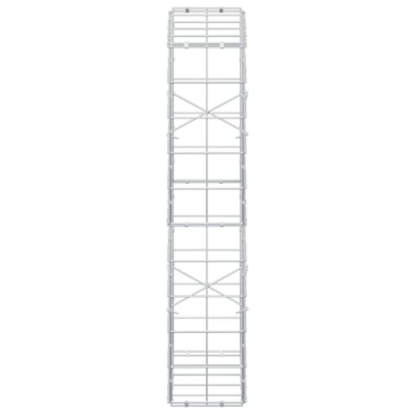 vidaXL Gabión s drôtom 5 mm a sieťou 10x10 cm 50x20x100 cm – Obrázok 4