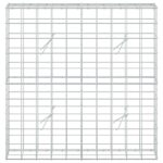 vidaXL Gabión s drôtom 5 mm a sieťou 10x10 cm 100x20x100 cm – Obrázok 3