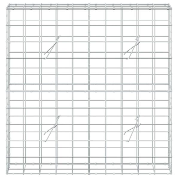 vidaXL Gabión s drôtom 5 mm a sieťou 10x10 cm 100x20x100 cm – Obrázok 3