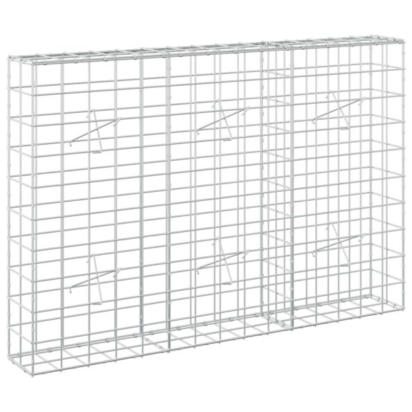 vidaXL Gabión s drôtom 5 mm a sieťou 10x10 cm 150x20x100 cm – Obrázok 2
