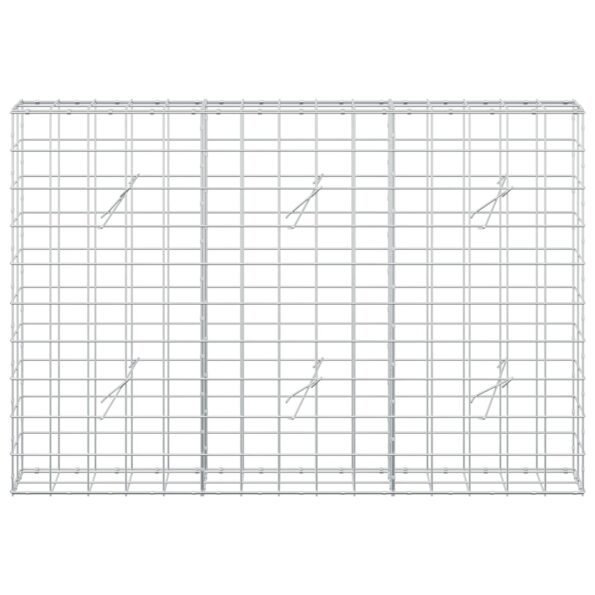 vidaXL Gabión s drôtom 5 mm a sieťou 10x10 cm 150x20x100 cm – Obrázok 3