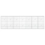 vidaXL Gabión s drôtom 5 mm a sieťou 10x10 cm 350x20x100 cm – Obrázok 3