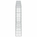 vidaXL Gabión s drôtom 5 mm a sieťou 10x10 cm 350x20x100 cm – Obrázok 4