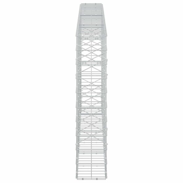 vidaXL Gabión s drôtom 5 mm a sieťou 10x10 cm 350x20x100 cm – Obrázok 4