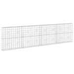 vidaXL Gabión s drôtom 5 mm a sieťou 10x10 cm 400x20x100 cm – Obrázok 2
