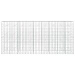 vidaXL Gabión s drôtom 5 mm a sieťou 10x10 cm 450x20x200 cm – Obrázok 3