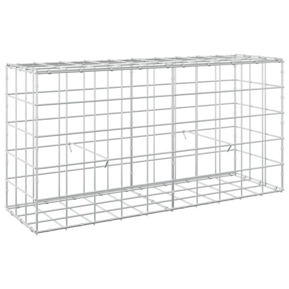 vidaXL Gabión s drôtom 5 mm a sieťou 10x10 cm 100x30x50 cm – Obrázok 2