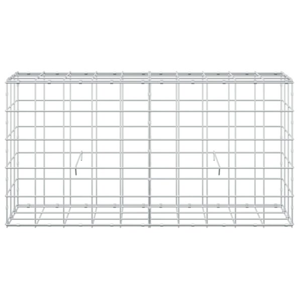 vidaXL Gabión s drôtom 5 mm a sieťou 10x10 cm 100x30x50 cm – Obrázok 3