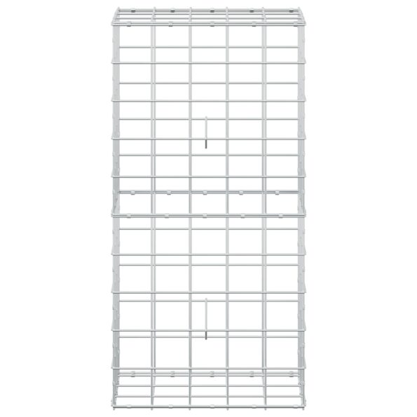 vidaXL Gabión s drôtom 5 mm a sieťou 10x10 cm 50x30x100 cm – Obrázok 3