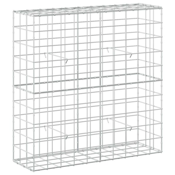 vidaXL Gabión s drôtom 5 mm a sieťou 10x10 cm 100x30x100 cm – Obrázok 2