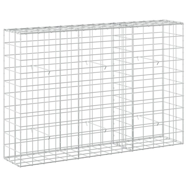 vidaXL Gabión s drôtom 5 mm a sieťou 10x10 cm 150x30x100 cm – Obrázok 2