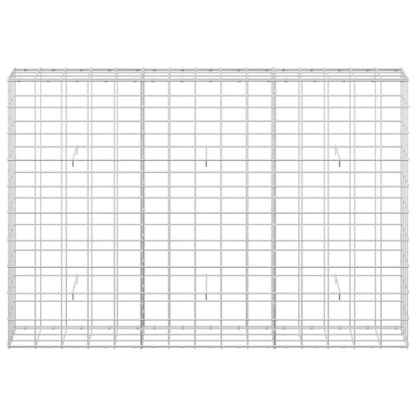 vidaXL Gabión s drôtom 5 mm a sieťou 10x10 cm 150x30x100 cm – Obrázok 3