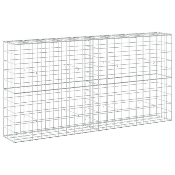 vidaXL Gabión s drôtom 5 mm a sieťou 10x10 cm 200x30x100 cm – Obrázok 2