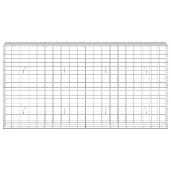 vidaXL Gabión s drôtom 5 mm a sieťou 10x10 cm 200x30x100 cm – Obrázok 3