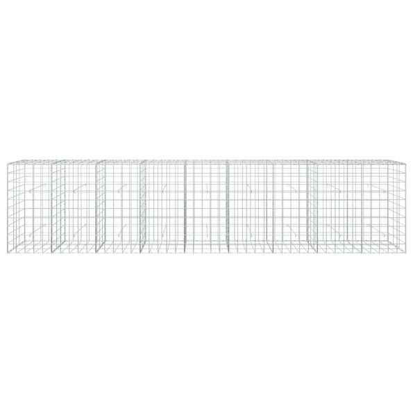 vidaXL Gabión s drôtom 5 mm a sieťou 10x10 cm 450x30x100 cm – Obrázok 3