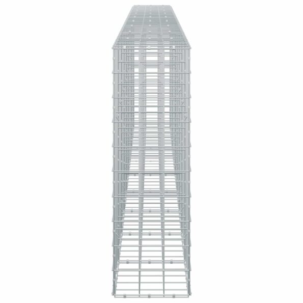 vidaXL Gabión s drôtom 5 mm a sieťou 10x10 cm 450x30x100 cm – Obrázok 4