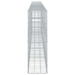 vidaXL Gabión s drôtom 5 mm a sieťou 10x10 cm 500x30x100 cm – Obrázok 4
