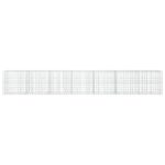 vidaXL Gabión s drôtom 5 mm a sieťou 10x10 cm 700x30x100 cm – Obrázok 3
