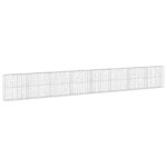 vidaXL Gabión s drôtom 5 mm a sieťou 10x10 cm 800x30x100 cm – Obrázok 2