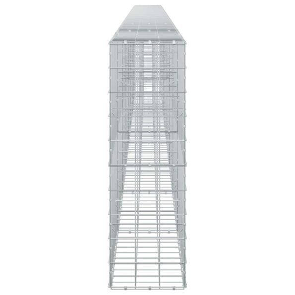 vidaXL Gabión s drôtom 5 mm a sieťou 10x10 cm 800x30x100 cm – Obrázok 4