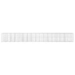 vidaXL Gabión s drôtom 5 mm a sieťou 10x10 cm 850x30x100 cm – Obrázok 3