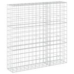 vidaXL Gabión s drôtom 5 mm a sieťou 10x10 cm 150x30x150 cm – Obrázok 2