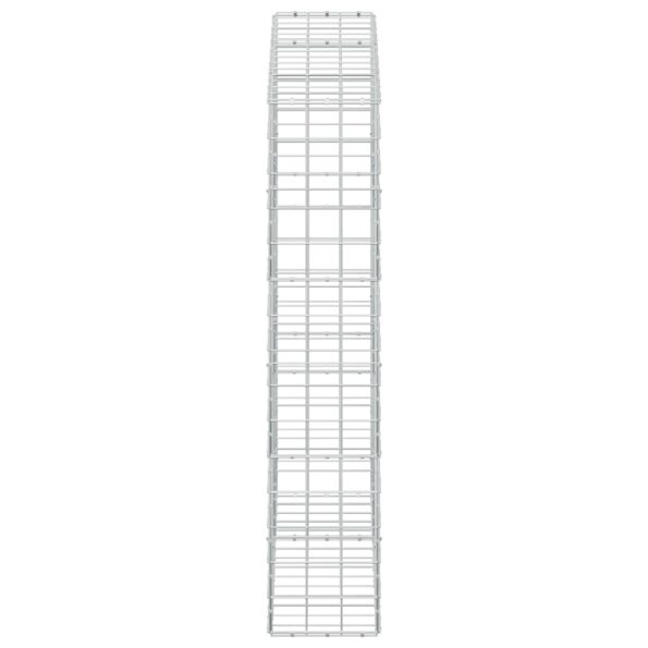 vidaXL Gabión s drôtom 5 mm a sieťou 10x10 cm 150x30x150 cm – Obrázok 4