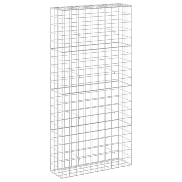 vidaXL Gabión s drôtom 5 mm a sieťou 10x10 cm 100x30x200 cm – Obrázok 2