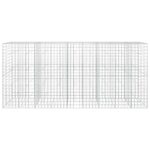 vidaXL Gabión s drôtom 5 mm a sieťou 10x10 cm 450x30x200 cm – Obrázok 3