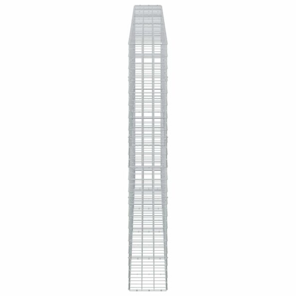 vidaXL Gabión s drôtom 5 mm a sieťou 10x10 cm 450x30x200 cm – Obrázok 4