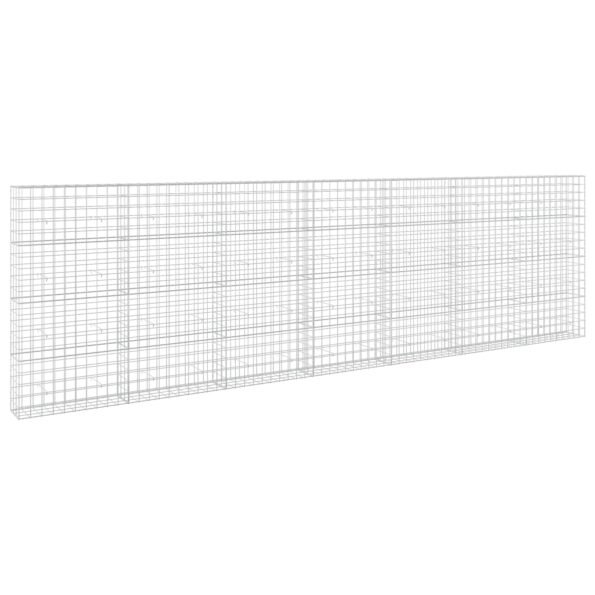 vidaXL Gabión s drôtom 5 mm a sieťou 10x10 cm 700x30x200 cm – Obrázok 2