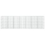 vidaXL Gabión s drôtom 5 mm a sieťou 10x10 cm 700x30x200 cm – Obrázok 3