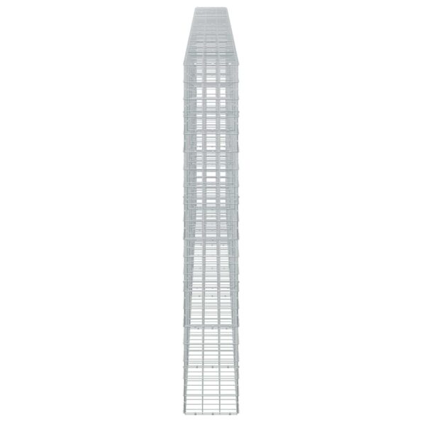 vidaXL Gabión s drôtom 5 mm a sieťou 10x10 cm 700x30x200 cm – Obrázok 4