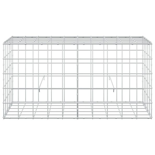vidaXL Gabión s drôtom 5 mm a sieťou 10x10 cm 100x50x50 cm – Obrázok 3