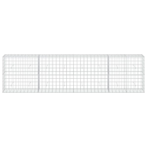 vidaXL Gabión s drôtom 5 mm a sieťou 10x10 cm 400x50x100 cm – Obrázok 3