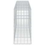 vidaXL Gabión s drôtom 5 mm a sieťou 10x10 cm 400x50x100 cm – Obrázok 4