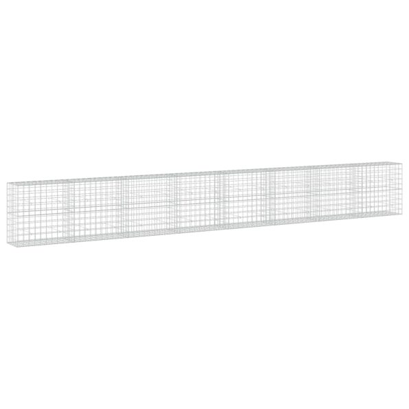 vidaXL Gabión s drôtom 5 mm a sieťou 10x10 cm 800x50x100 cm – Obrázok 2