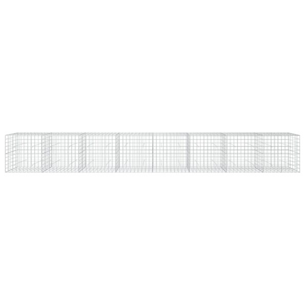 vidaXL Gabión s drôtom 5 mm a sieťou 10x10 cm 800x50x100 cm – Obrázok 3