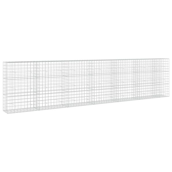 vidaXL Gabión s drôtom 5 mm a sieťou 10x10 cm 650x50x150 cm – Obrázok 2