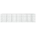 vidaXL Gabión s drôtom 5 mm a sieťou 10x10 cm 650x50x150 cm – Obrázok 3