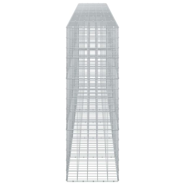 vidaXL Gabión s drôtom 5 mm a sieťou 10x10 cm 650x50x150 cm – Obrázok 4