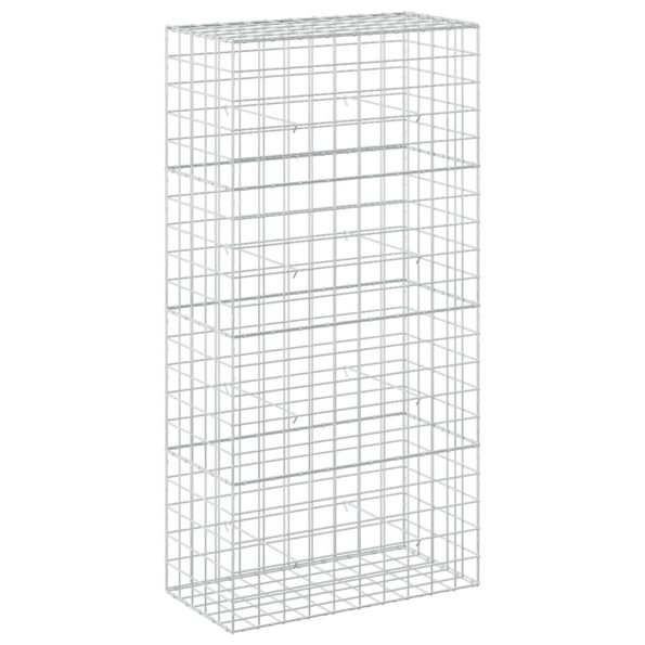 vidaXL Gabión s drôtom 5 mm a sieťou 10x10 cm 100x50x200 cm – Obrázok 2