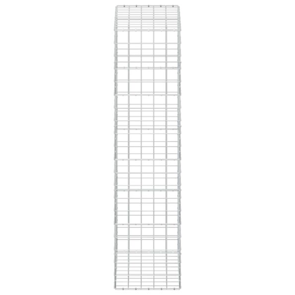 vidaXL Gabión s drôtom 5 mm a sieťou 10x10 cm 100x50x200 cm – Obrázok 4