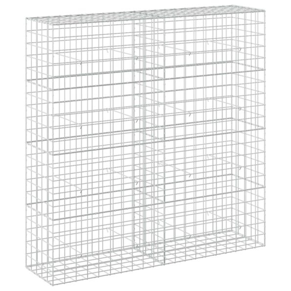 vidaXL Gabión s drôtom 5 mm a sieťou 10x10 cm 200x50x200 cm – Obrázok 2
