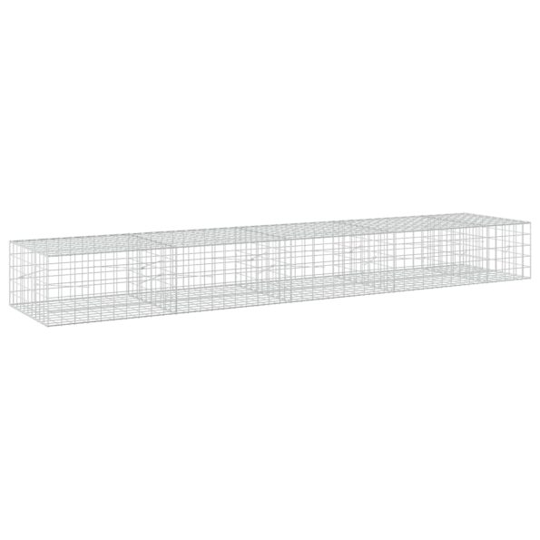 vidaXL Gabión s drôtom 5 mm a sieťou 10x10 cm 450x100x50 cm – Obrázok 2