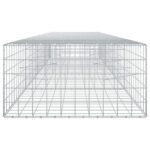 vidaXL Gabión s drôtom 5 mm a sieťou 10x10 cm 450x100x50 cm – Obrázok 4